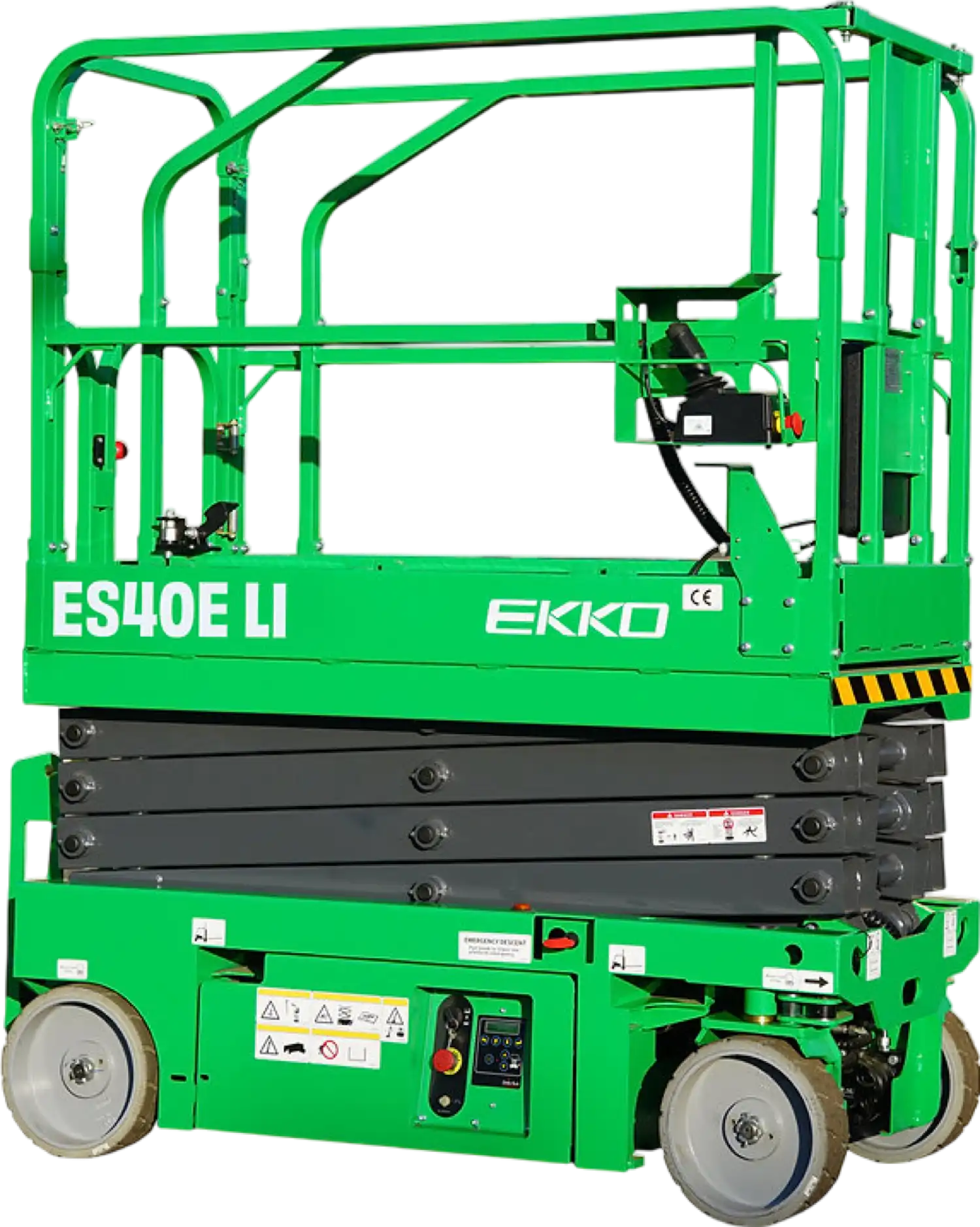 Ekko ES40E-LI Scissor Lift Lithium Aerial Platform 13 Ft Lift Height 500 Lbs. Capacity New