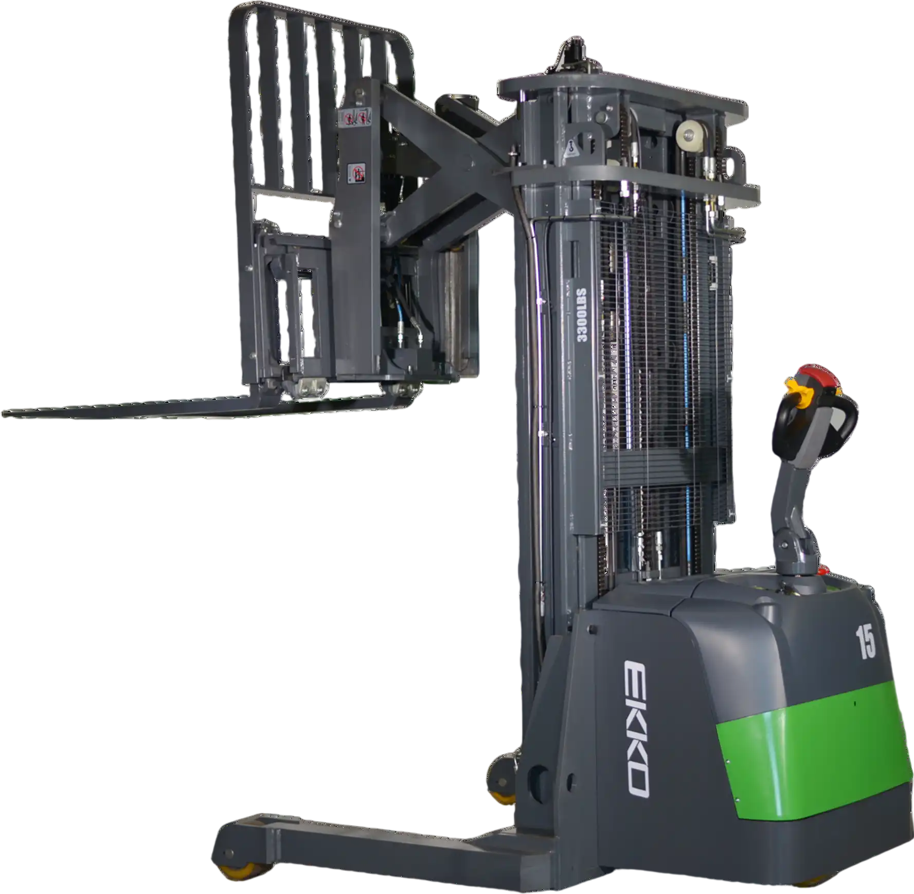 Ekko Walkie Reach Truck Lithium 216 in. Lift Height 3,300 lb. Capacity Side Shift ER15-216Li New
