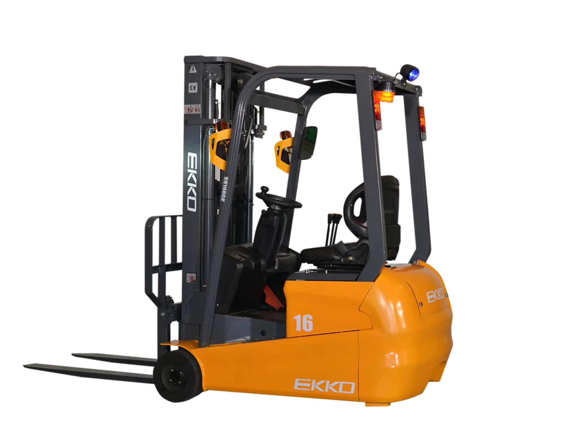 Ekko EK16A-138 Forklift 3-Wheel with Adjustable Forks 138