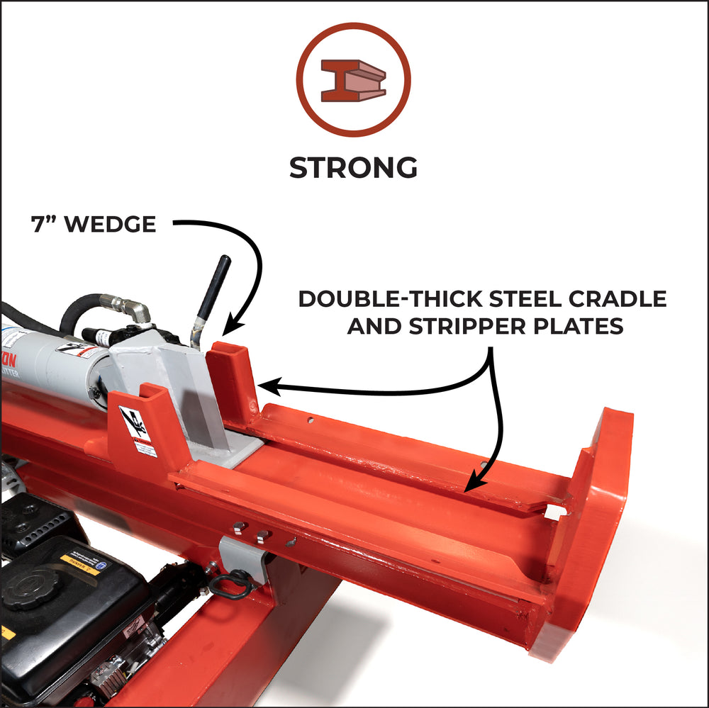 Hyper Split 33-267 Log Splitter 20 Ton Vertical/Horizontal 7 HP Rato 212cc Engine New