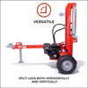 Hyper Split 33-267 Log Splitter 20 Ton Vertical/Horizontal 7 HP Rato 212cc Engine New