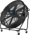 59" Portable Industrial Fan with Variable High-Efficiency PMSM Motor,Tiltable Mobile High Volume Floor Fan for Warehouse,Workshop & Gym