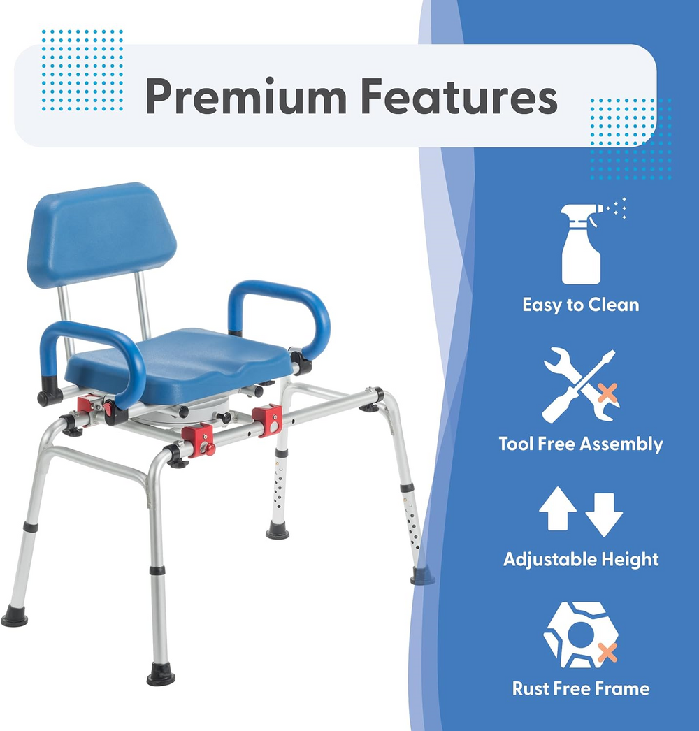 Journey SoftSecure Transfer Tub Bench Rotating and Sliding 33322 New