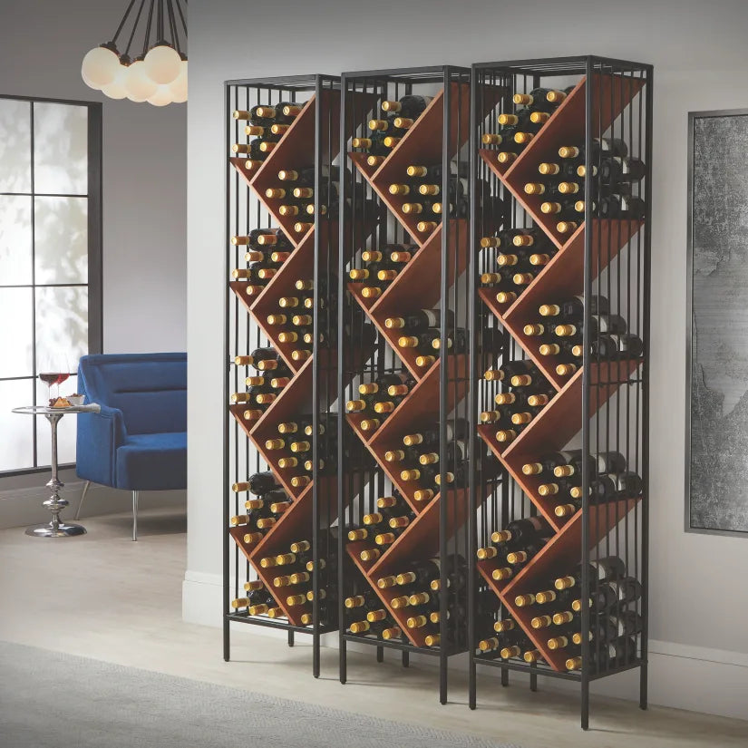 Wine Enthusiast Anjou Modular Wine Rack 78 Bottle Capacity New