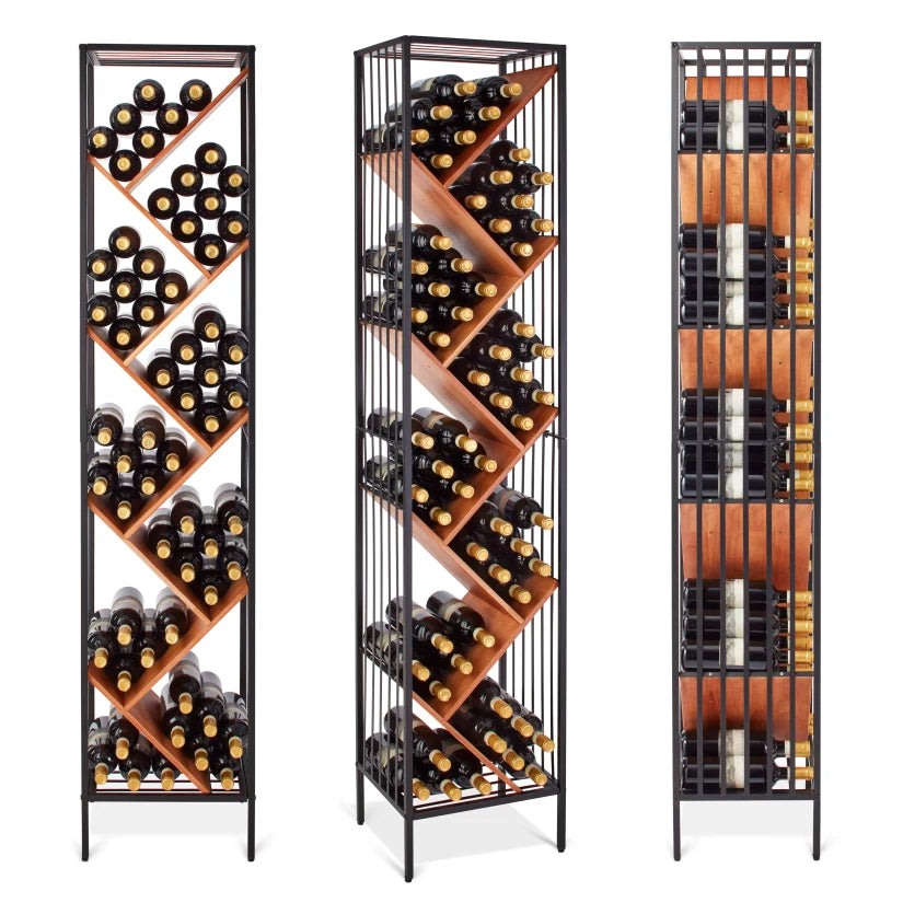 Wine Enthusiast Anjou Modular Wine Rack 78 Bottle Capacity New