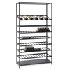 Wine Enthusiast Iron Wine Rack 150-Bottle Capacity with Display Shelf New