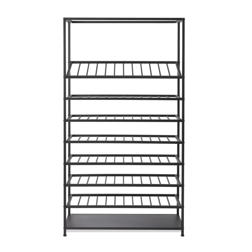 Wine Enthusiast Iron Wine Rack 150-Bottle Capacity with Display Shelf New