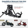 Yescom Motorcycle Trailer Hitch Carrier 800lbs 2" Tow Receiver New