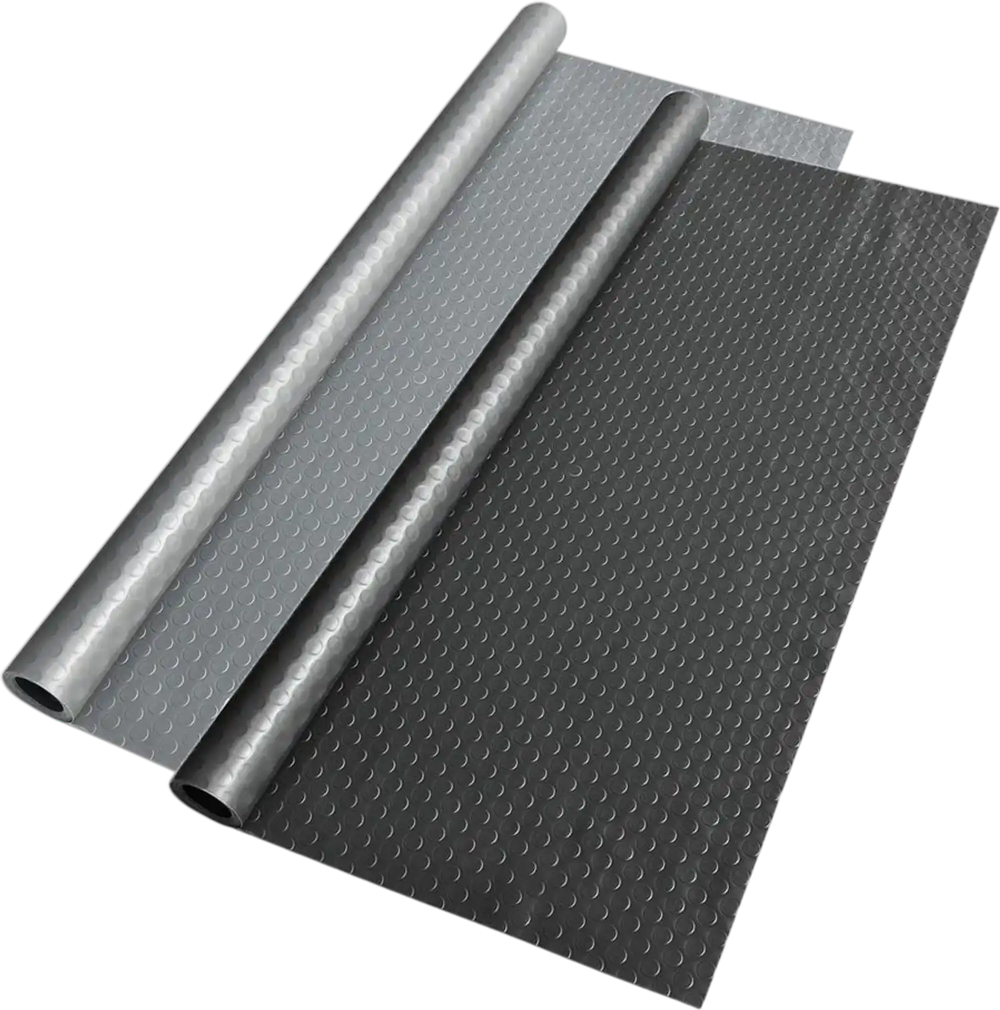 Yescom Garage Floor Mat Vinyl Roll Coin 5x13 ft New