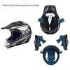 Yescom H-VEN20 Dirt Bike Helmet Liner & Cheek Pad Replacement Set M/ L/ XL New