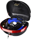 Yescom Motorcycle Top Case 35L Quick Release Gloss Black New