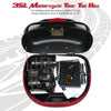 Yescom Motorcycle Top Case 35L Quick Release Gloss Black New