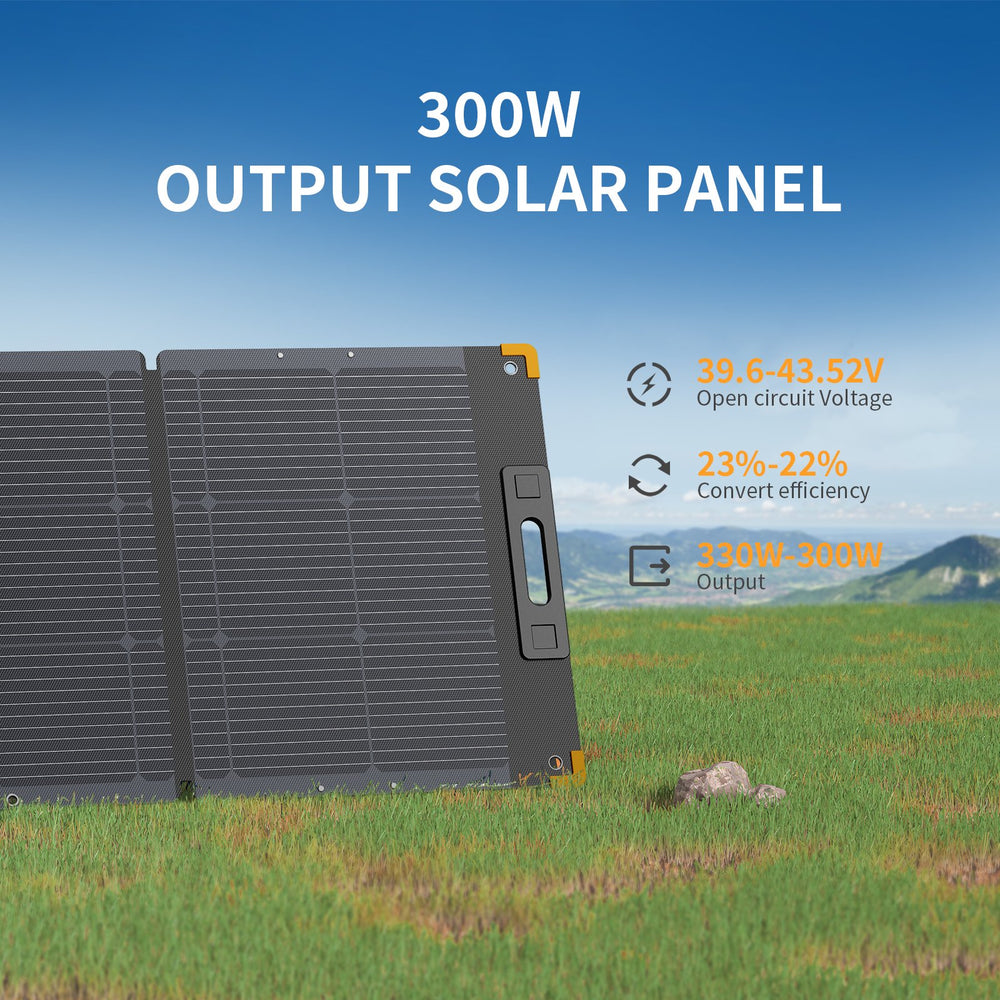 Pecron PV300 Solar Panel 300W Portable Waterproof IP67 New