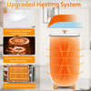 Cylindrical 35L towel warmer bucket in white, featuring PTC heating and powerful fan for rapid drying of towels.