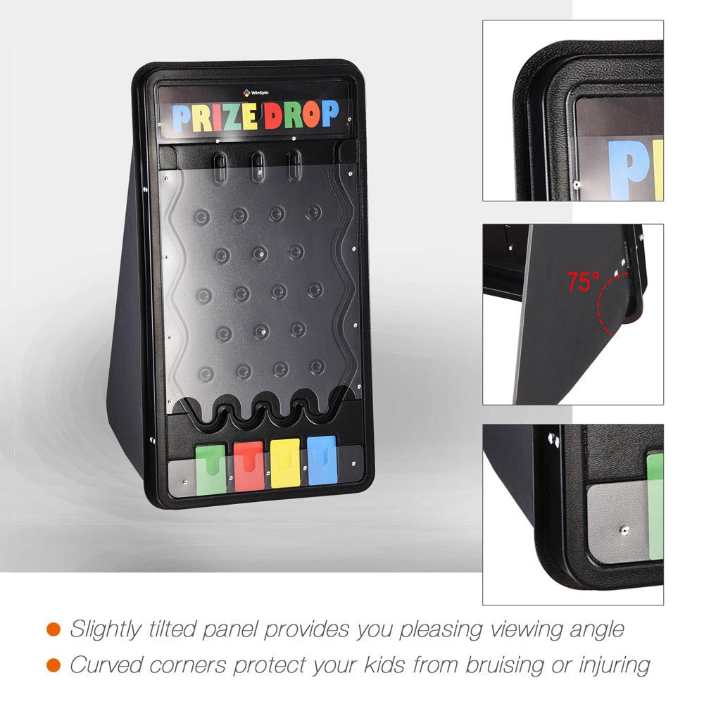 Yescom Custom Prize Drop Game Board 25x14in Black New