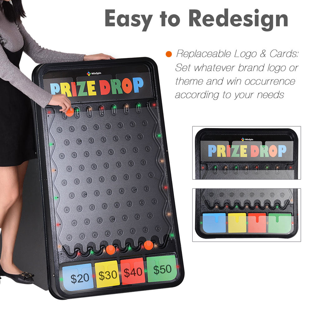 Yescom Prize Drop Board 41x25 inch Custom LED Lights New – FactoryPure