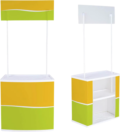 Yescom Portable Trade Show Promotion Table Counter 31.5