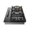 FOTILE 36-inch Tri-Ring anti-glare glass gas cooktop GLG36501-Y, view 4