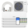 36000 BTU 4 Zone 23 SEER2 Mini Split Air Conditioner Wifi Enabled with Heat Pump-7K + 7K + 12K + 12K - Gallery View 1 of 10