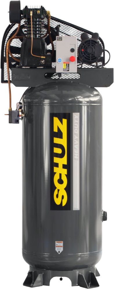 Schulz L-Series Air Compressor 3 HP 60 gal. Single Stage 220V 1-Phase Vertical New