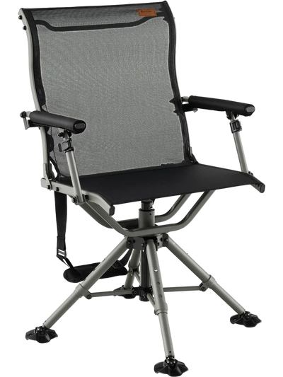 Costway 360 Degree Silent Swivel Hunting Chair Black 93561428 New