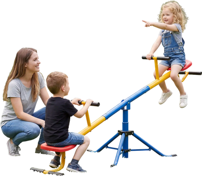 Costway 360° Swivel Kids Seesaw Teeter Totter 24916305 New