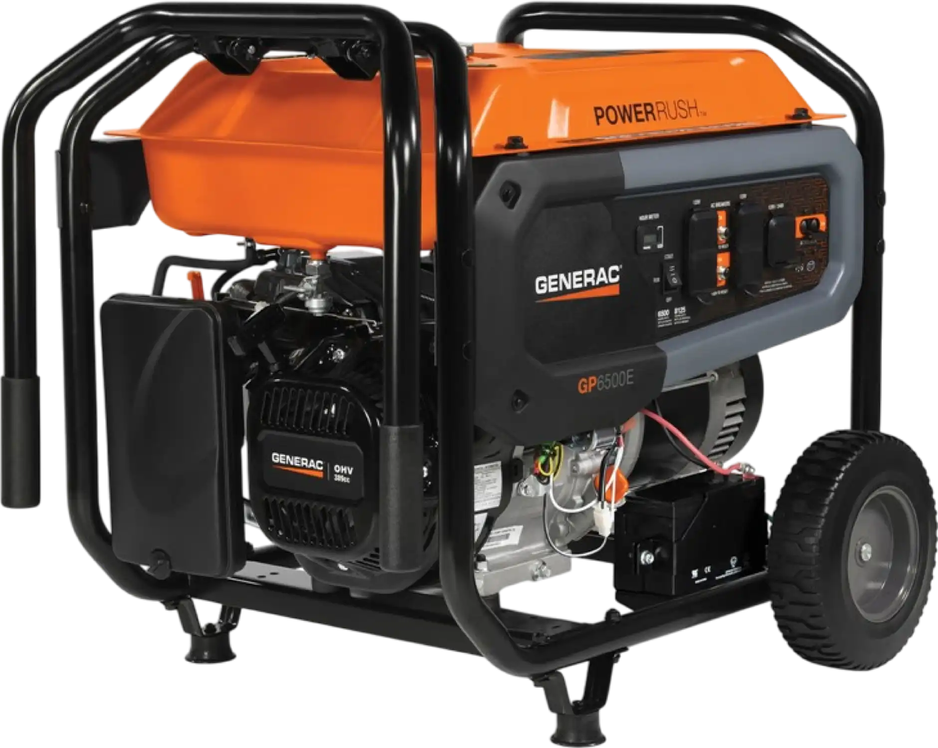 Propan Generic Generac GP6500E DF 6500W/8125W Generator Dual Fuel Gas Liquid Propane ...