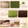 Natural sisal scratching post and soft sponge cushion for the wall-mounted cat tower, ideal for play and relaxation.