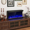 36/40/50/60 Inch Wide 3-Sided Electric Fireplace Insert with Remote Control and 12 Flame Colors-36 Inch - Gallery View 1 of 12