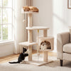 36 Inch Tall Kitten Tower with Condo and Plush Perch-Beige - Gallery View 1 of 10