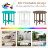 36-inch outdoor folding round dining table made of acacia wood, suitable for backyard or garden, with slatted tabletop.