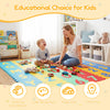 Colorful 36-piece interlocking baby puzzle floor tiles featuring letters and numbers, ideal for educational playtime.