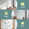 36 x 24 inches glass whiteboard with frameless design, magnetic features, ideal for office, school, or home use.