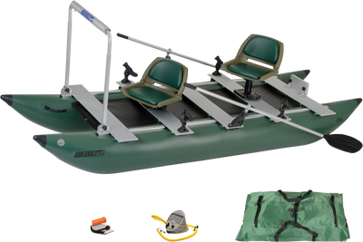 Sea Eagle 375FCK_P FoldCat Inflatable Fishing Boat Pro Angler Guide Package New