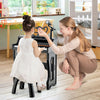 37 Keys Music Piano with Microphone Kids Piano Keyboard with Detachable Music Stand-Black - Gallery View 1 of 11