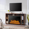 Costway Electric Fireplace Insert 37" Heater with 4-Level Adjustable Flames 5,100 BTUs New