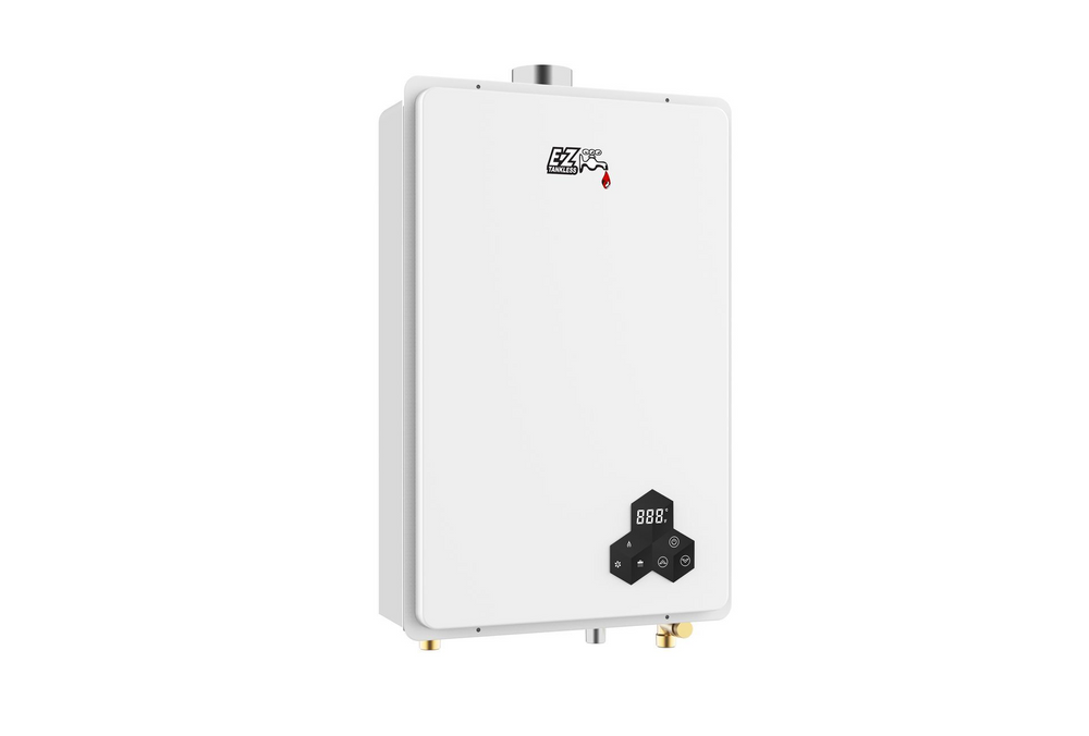 EZ Tankless Sapphire Series 14L GPM 100,000 BTU Liquid Propane or Natural Gas Indoor Tankless Water Heater New NG