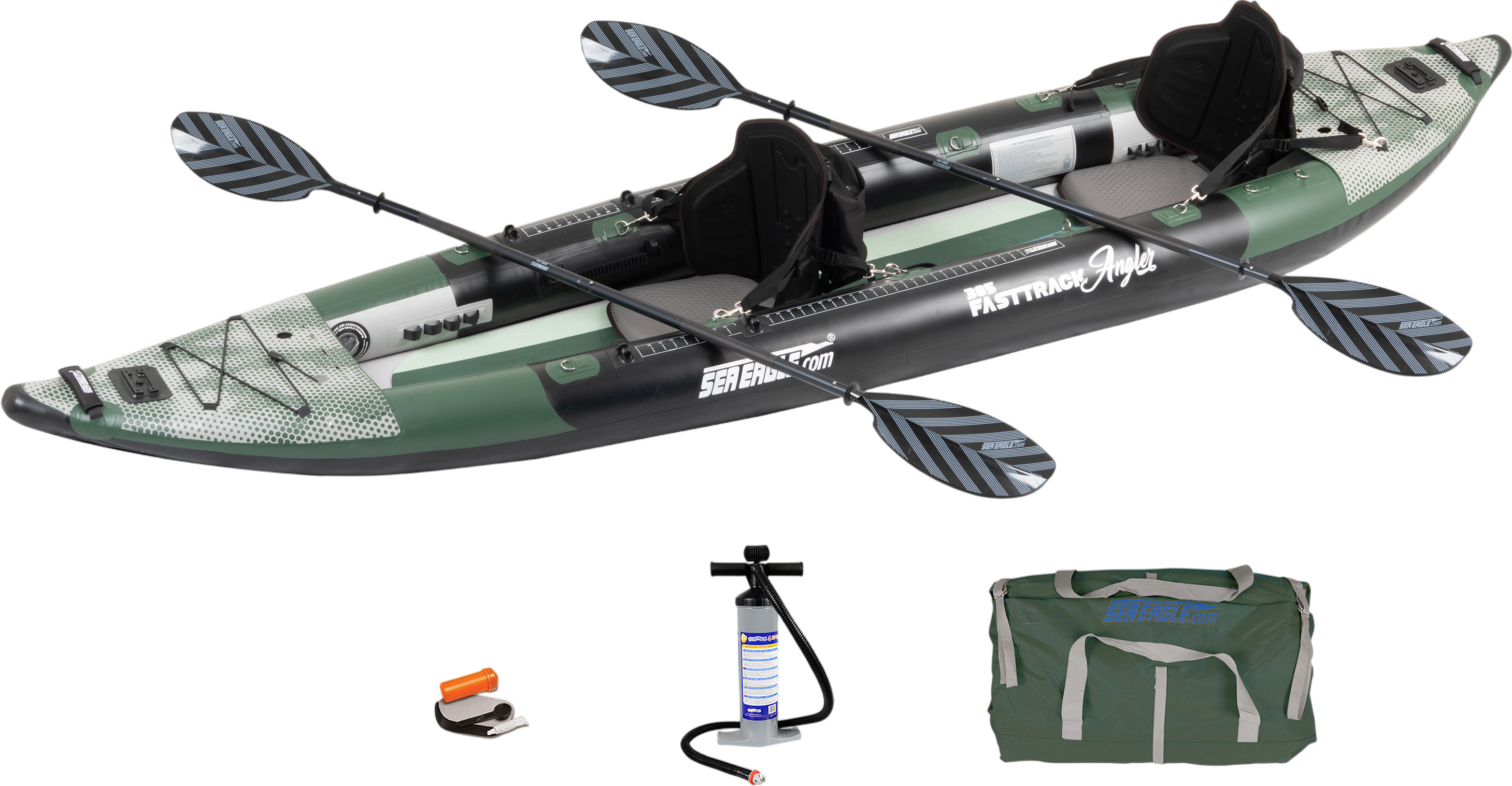 Sea Eagle 385FTAK_P FastTrack Pro Angler Kayak Package New
