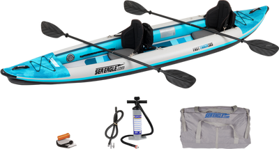 Sea Eagle 385FTK_P 385FT FastTrack V-Bottom Inflatable Kayak Pro Package New