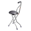 Yescom Folding Walking Cane with Seat Lightweight New