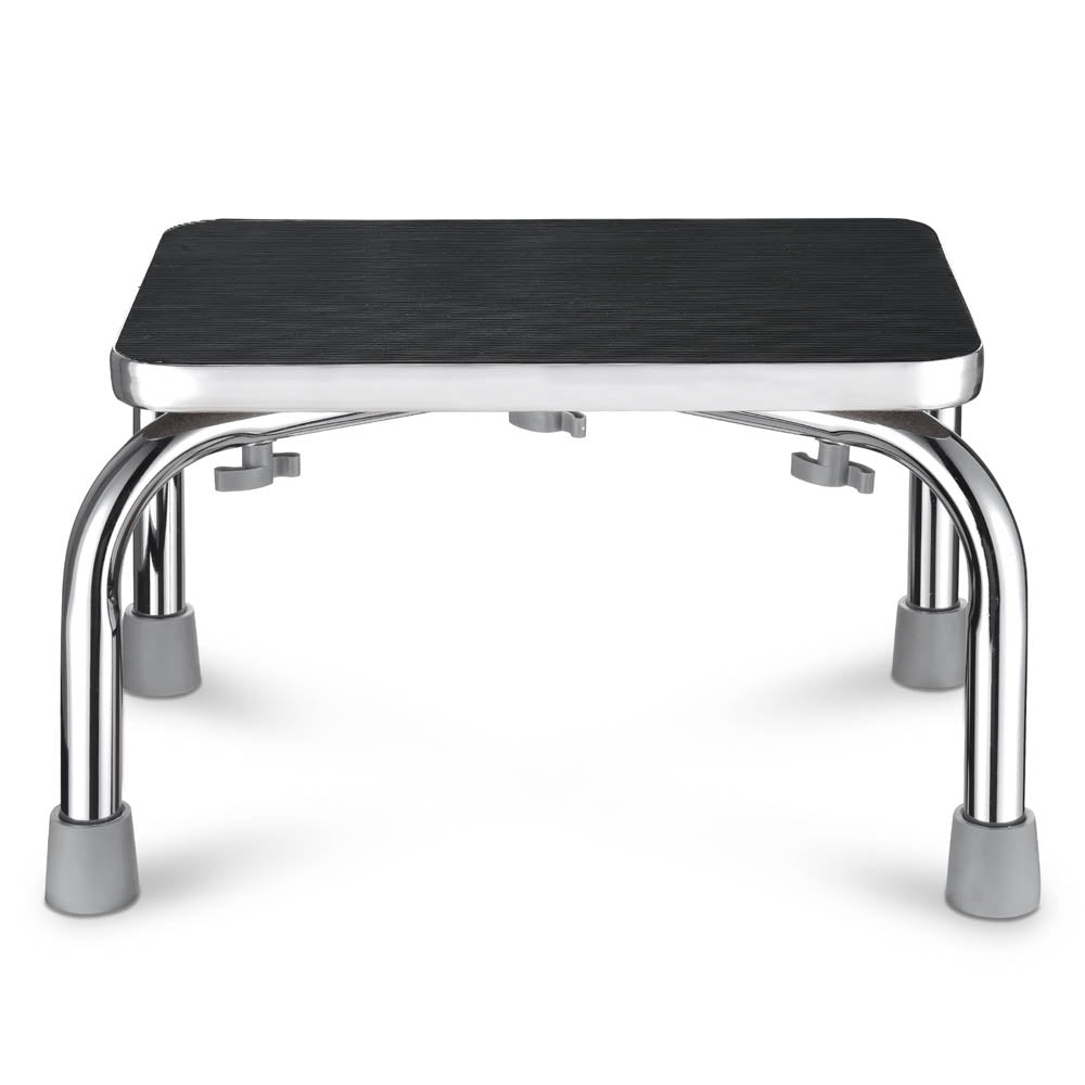 Yescom Medical Single Step Stool Chrome Steel Non-skid Rubber New ...