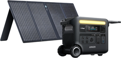 Anker SOLIX F2600 Power Station 2560Wh 2400W with 100W Solar Panel Manufacturer RFB