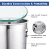 Yescom Vacuum Chamber 5 Gallon Stainless Steel New