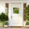 Lifelike 20" x 20" 3D hanging succulents with 10 faux plants, perfect for enhancing home or balcony aesthetics.