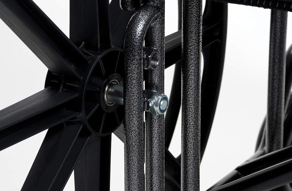 Graham-Field Traveler HD 22" x 18" Wheelchair with Detachable Arms and Swing-Away Footrest 3G010440 New