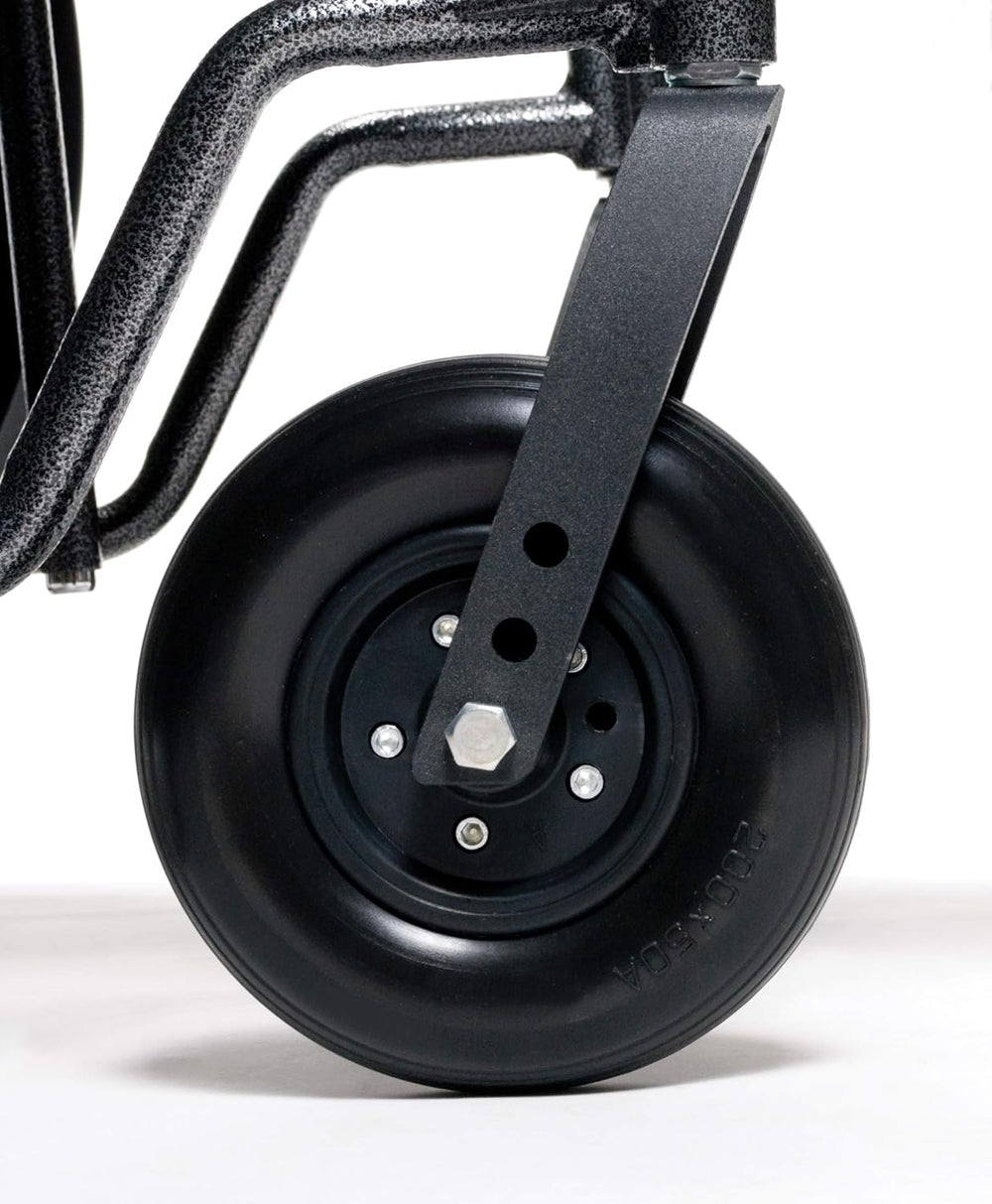 Graham-Field Traveler HD 24"x18" Wheelchair with Detachable Desk Arm and Elevating Leg Rest 3G010530 New