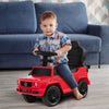 3-In-1 Ride on Push Car Mercedes Benz G350 Stroller Sliding Car with Canopy-Red - Gallery View 1 of 10