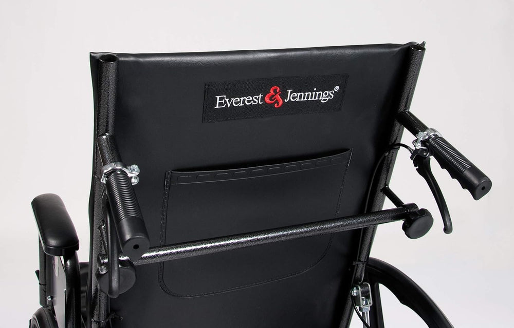 Graham-Field Advantage Recliner Wheelchair 20" x 17" with Full Arms and Elevating Leg Rest 3K010350 New