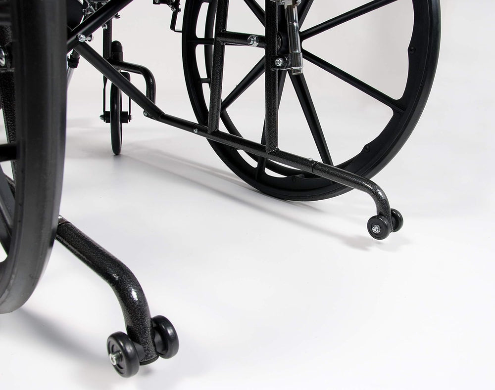 Graham-Field Advantage Recliner Wheelchair 20" x 17" with Full Arms and Elevating Leg Rest 3K010350 New