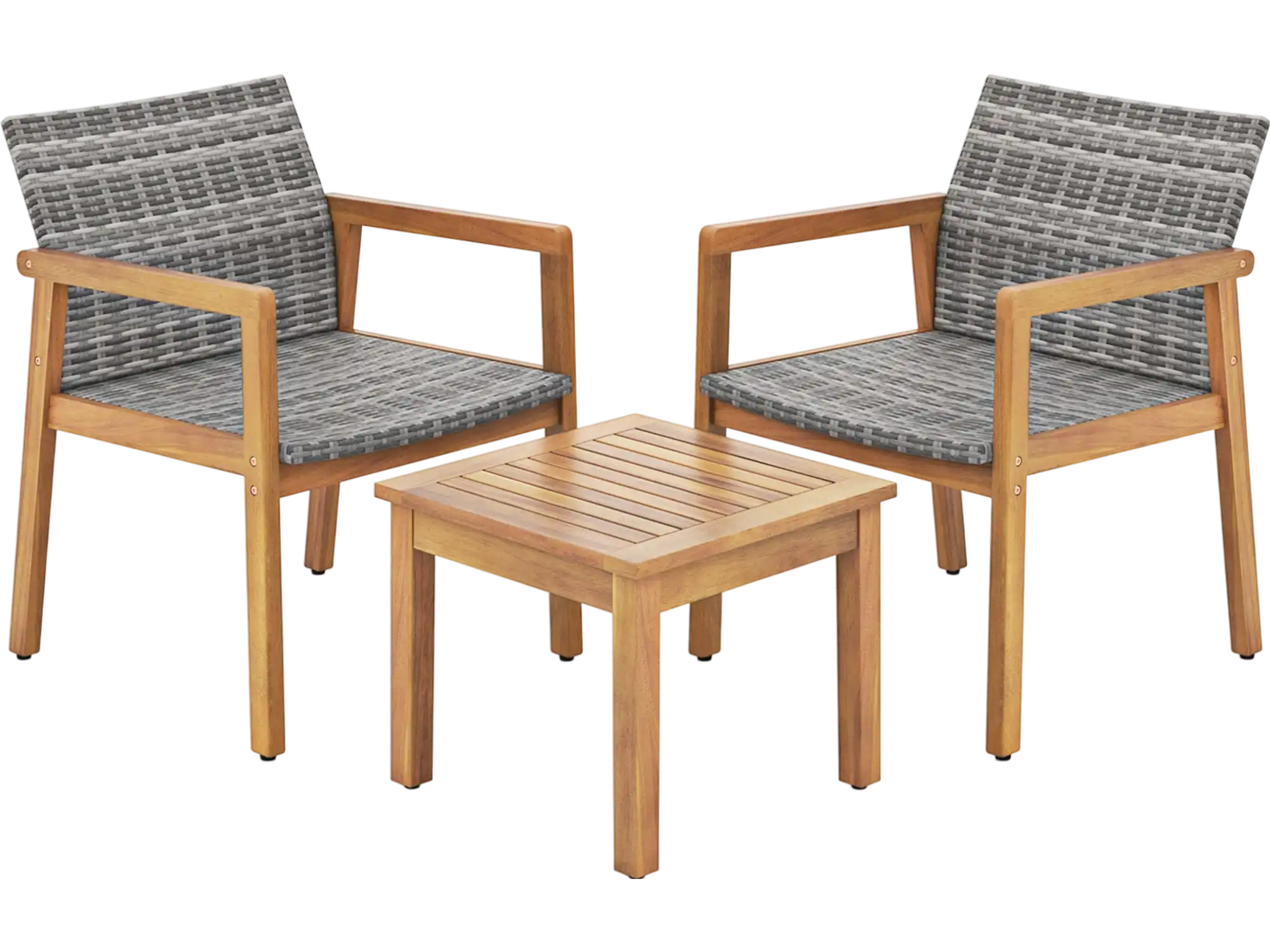Costway 3-Piece Patio Furniture Set with Chair 71543698 New